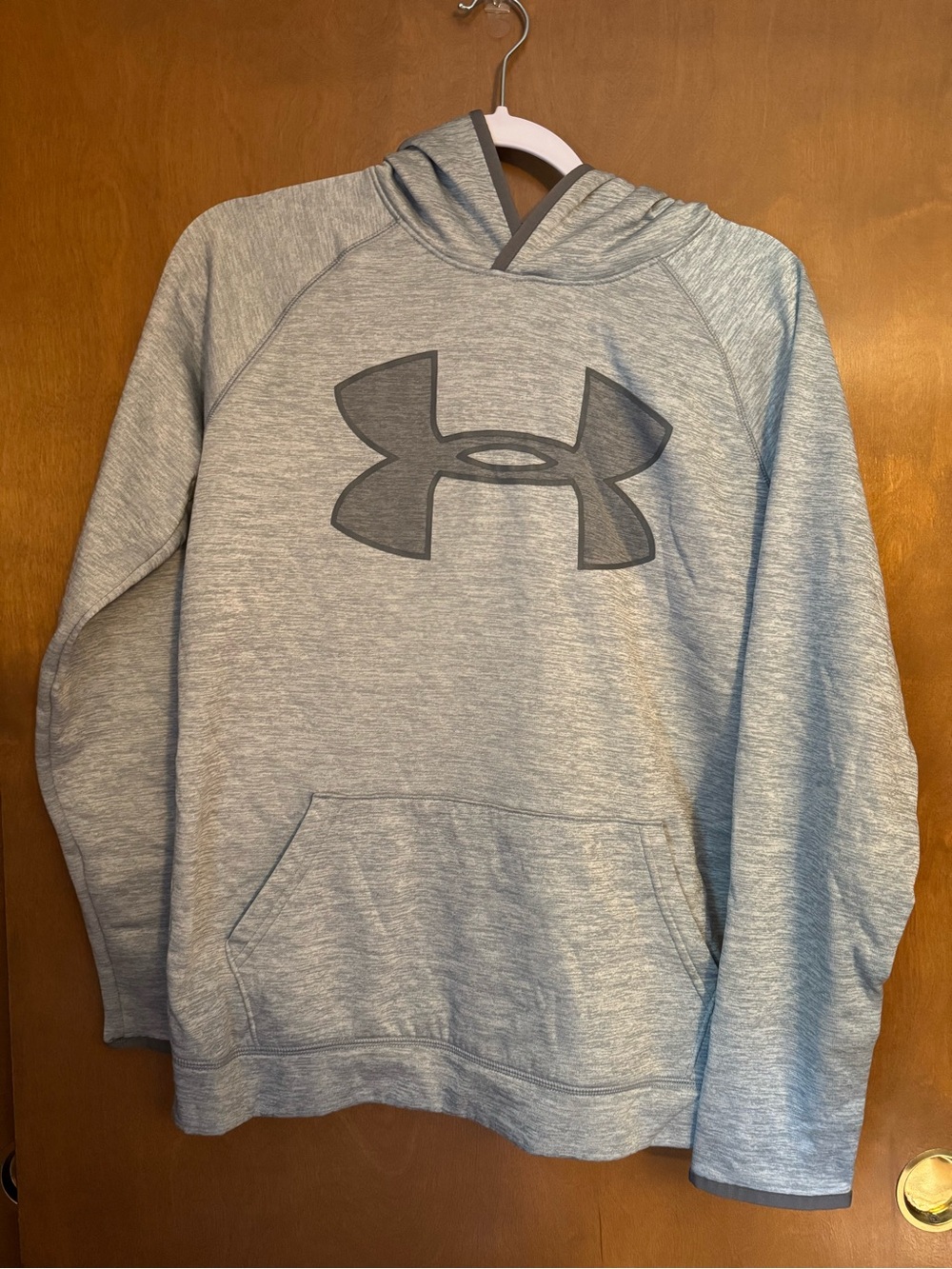 Under Armour Boys Gray Pullover Hoodie Sweater
